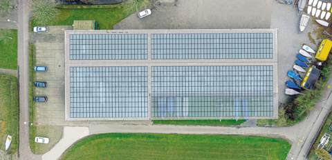 Fotomontage Solarmodule Dach Heinrichhalle Solarmodule Dach Heinrichhalle