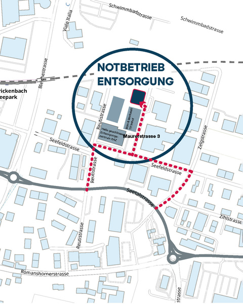 Notbetrieb Entsorgung RAZ
