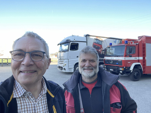 Albert Kutter und Ruedi Frieden