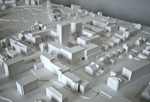 Ausschnitt Stadtmodell Kreuzlingen Ausschnitt Stadtmodell Kreuzlingen