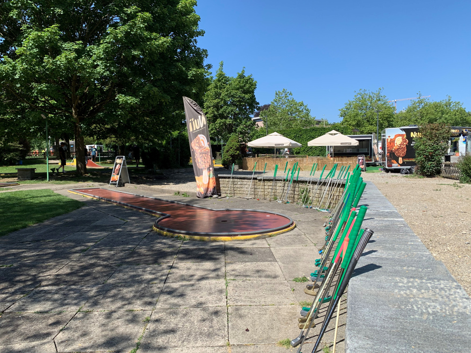 Minigolfanlage im Seeburpark