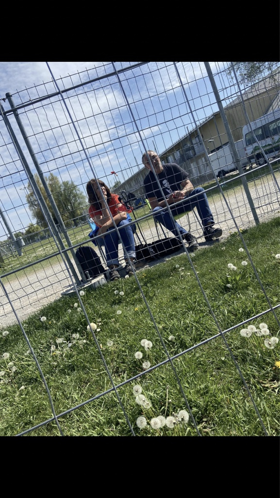 Heike B., "Ostern &uuml;ber den Zaun gefeiert"
