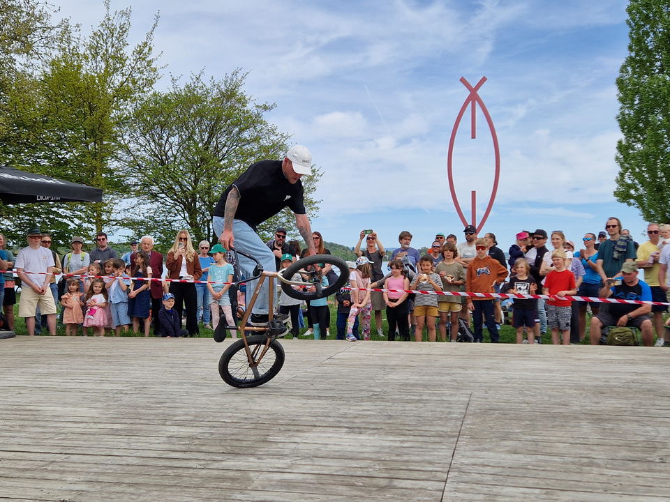 BMX-Profi Dustyn Alt aus Leipzig begeisterte jung und alt