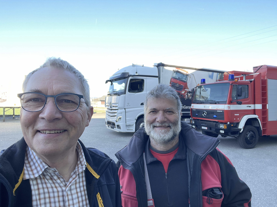 Albert Kutter und Ruedi Frieden