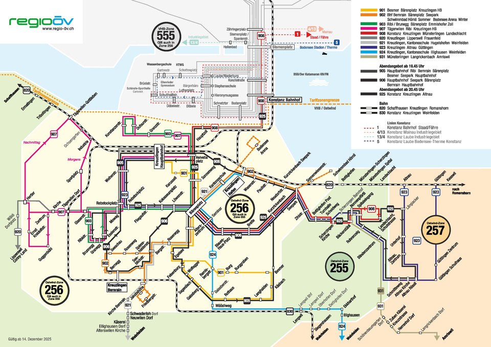 Netzplan Stadtbus 