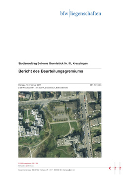 Studienauftrag "Bellevue, Grundst&uuml;ck Nr. 51"