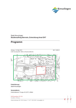 Studienauftrag "Bernrain", Programm Studienauftrag "Bernrain"