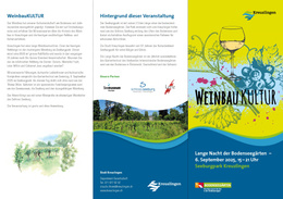 Informationsbrosch&uuml;re "Lange Nacht der Bodenseeg&auml;rten"