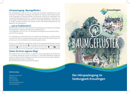 Flyer "Baumgefl&uuml;ster"